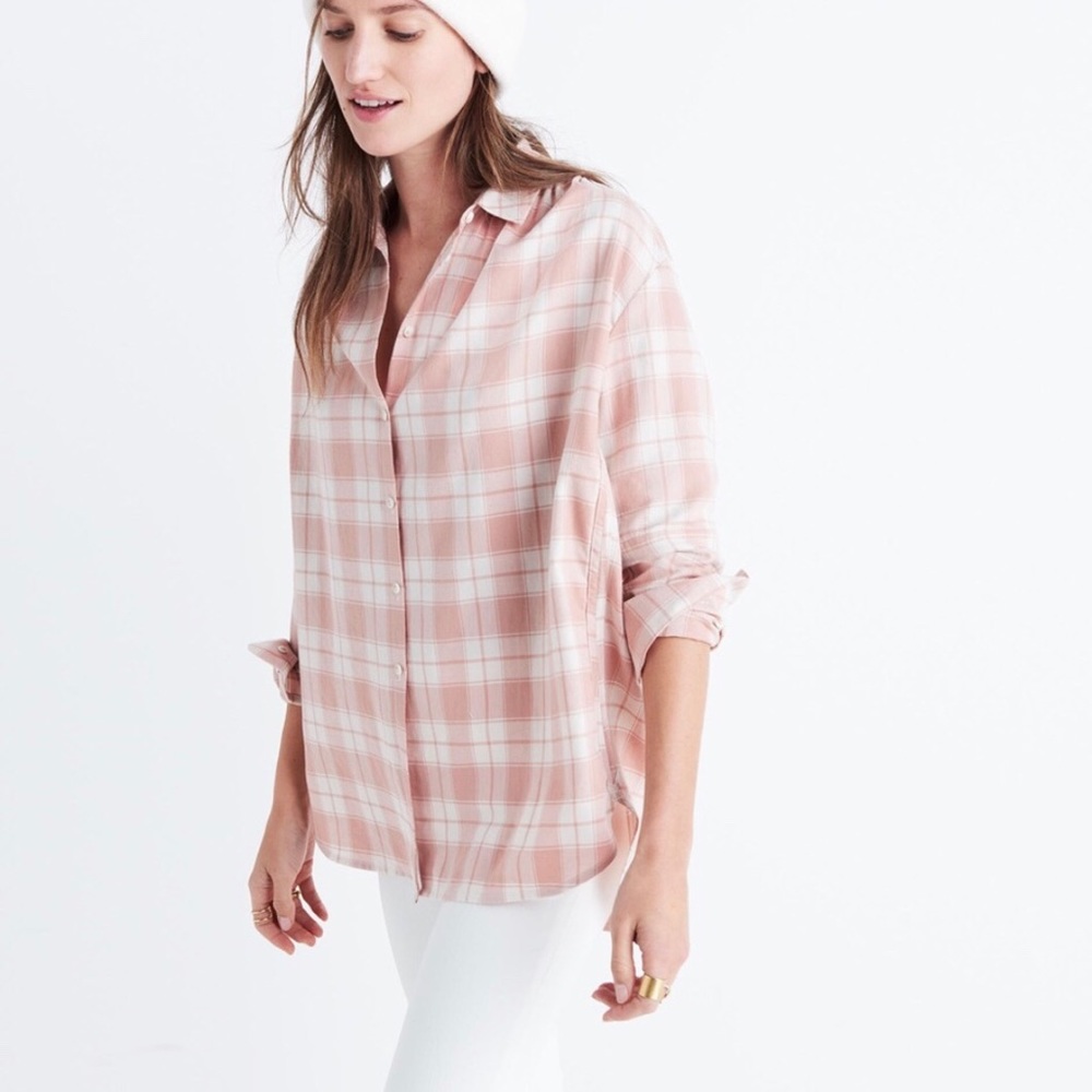 Madewell central long sleeve shirt